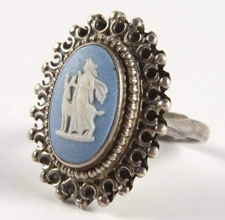 Jasperware Jewelry (Size 6 1/2) Sterling Ring