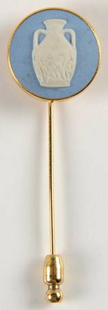 Jasperware Jewelry Goldplate Stick Pin
