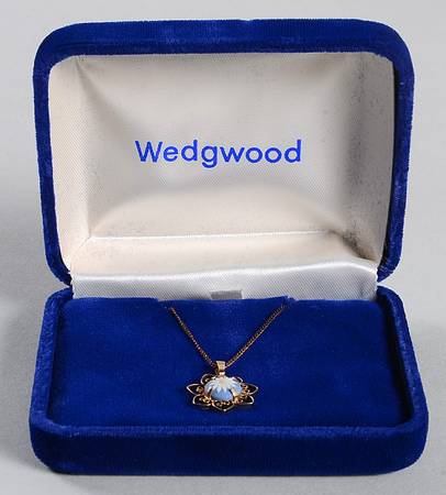 Jasperware Jewelry Goldplate Filigree Necklace