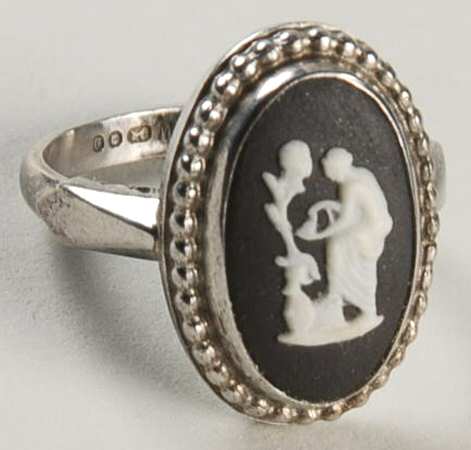 Jasperware Jewelry Sterling Ring (Size 5 1/2
