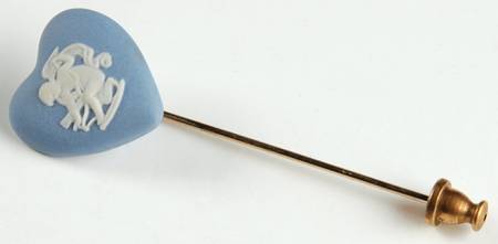 Jasperware Jewelry Goldplate Stick Pin