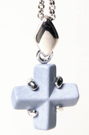 Jasperware Jewelry Rhodium Pendant