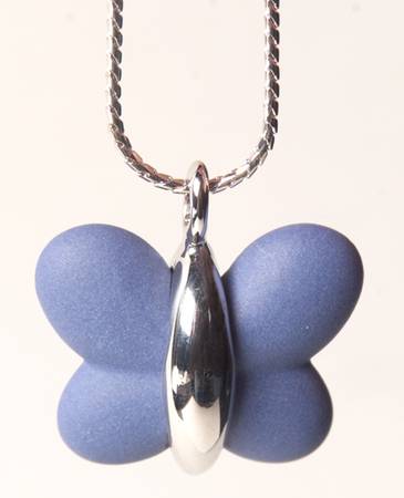 Jasperware Jewelry Rhodium Pendant