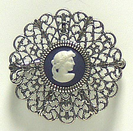 Jasperware Jewelry Brooch