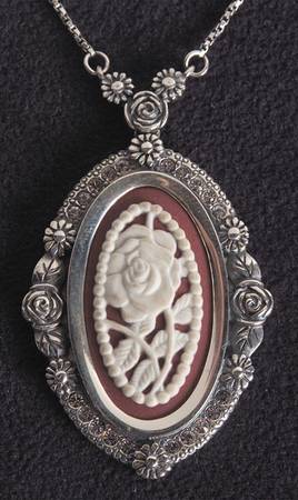 Jasperware Jewelry Sterling Pendant
