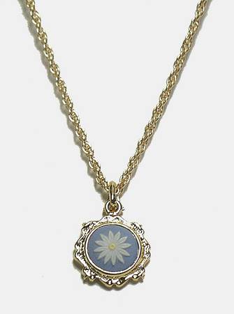 Jasperware Jewelry Daisy Pendant