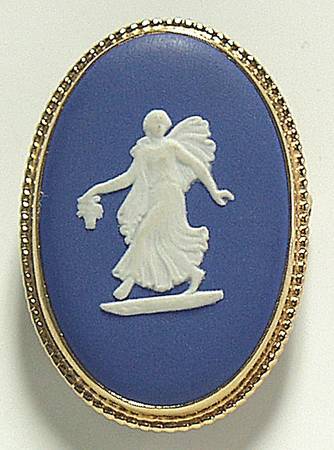 Jasperware Jewelry Brooch