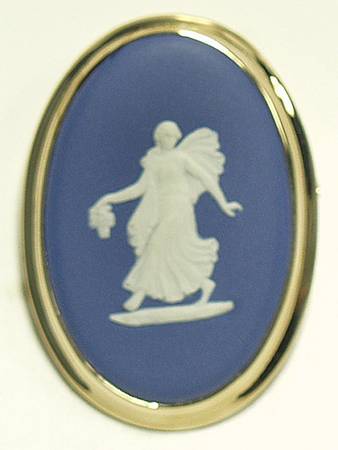 Jasperware Jewelry Brooch