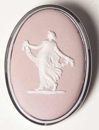 Jasperware Jewelry Sterling Brooch