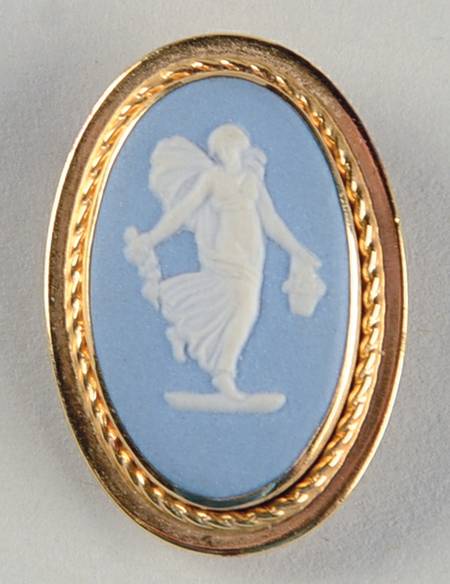 Jasperware Jewelry Gold Charm No Necklace