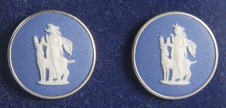 Jasperware Jewelry Earring Pair