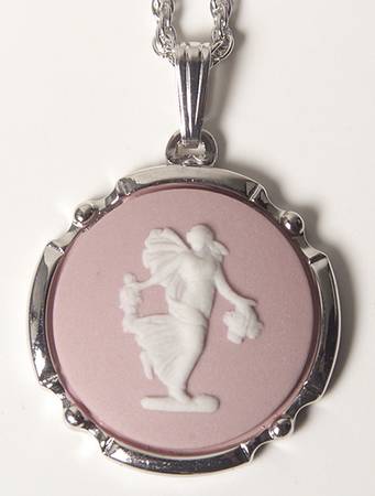 Jasperware Jewelry Rhodium Pendant