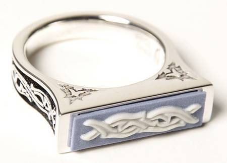 Jasperware Jewelry Sterling Ring (Size 7)