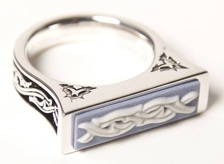 Jasperware Jewelry Sterling Ring (Size 5)