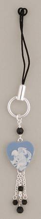 Jasperware Jewelry Cupid Heart Muse Phone Strap