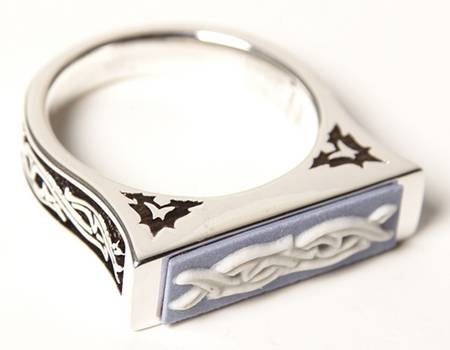 Jasperware Jewelry (Size 6 1/2) Sterling Ring