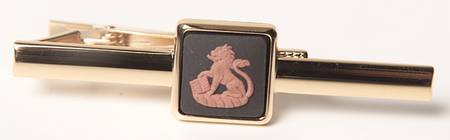 Jasperware Jewelry Goldplate Tie Bar