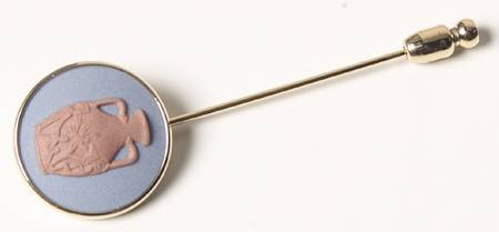 Jasperware Jewelry Goldplate Stick Pin