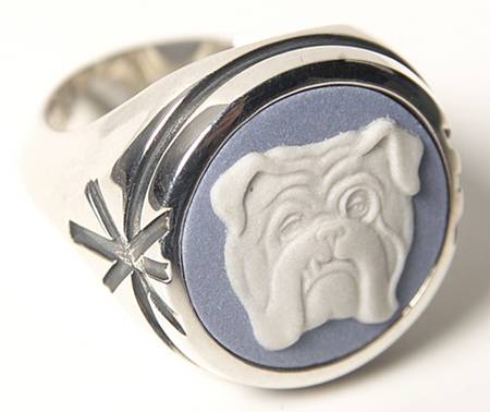 Jasperware Jewelry Sterling Ring (Size 5)