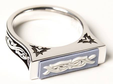 Jasperware Jewelry (Size 10) Sterling Ring