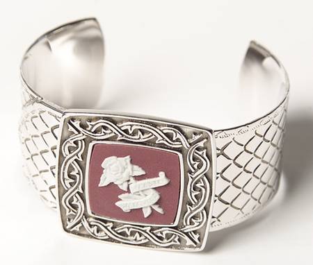 Jasperware Jewelry Sterling Wrist Cuff