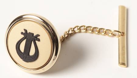 Jasperware Jewelry Goldplate Tie Tack