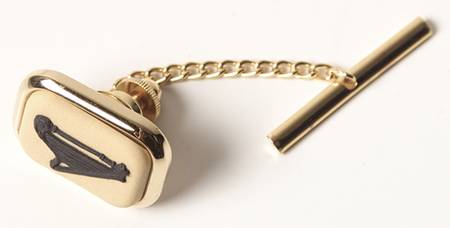 Jasperware Jewelry Goldplate Tie Tack