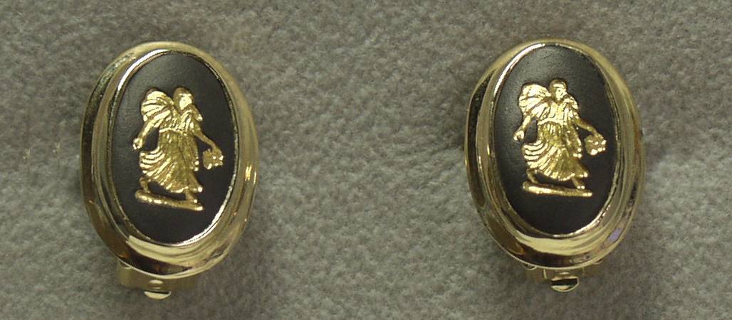 Jasperware Jewelry Earring Pair