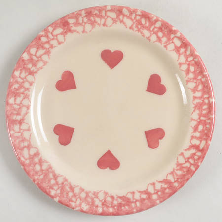 Rose Sponge Salad Plate
