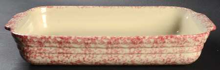 Rose Sponge 12" Rectangular Baker