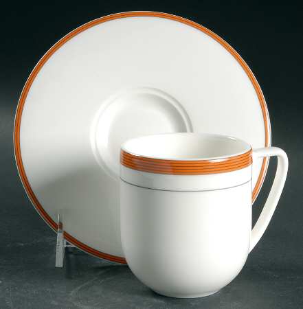 Capri Flat Cup & Saucer Set