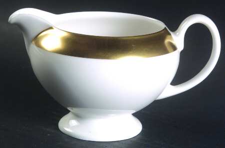 Satine Gold Leigh Shape Creamer by Wedgwood