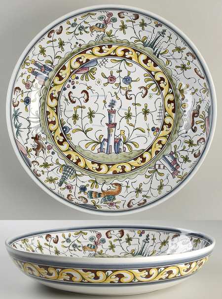 Provence (Castle Center) 14" Round Serving Bowl