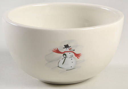 Holiday Snowman Individual All Purpose Bowl