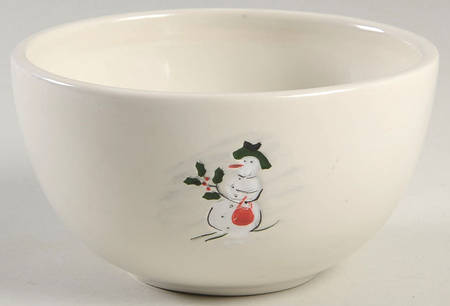 Holiday Snowman Individual All Purpose Bowl