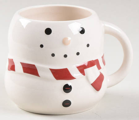 Holiday Snowman Mug No Lid