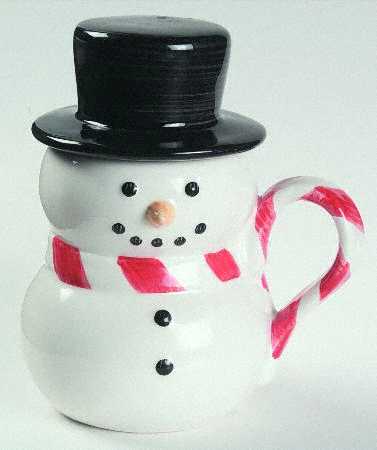 Holiday Snowman Mug & Lid