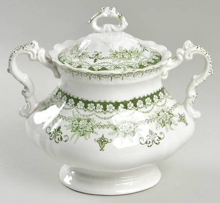 Maltese Sugar Bowl & Lid