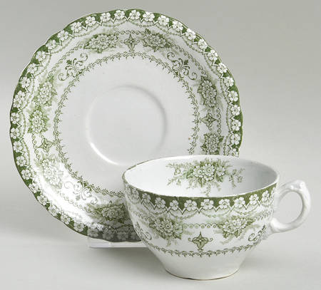 Maltese Flat Cup & Saucer Set