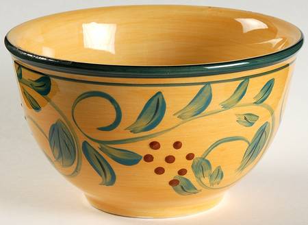 Berries En Provence Soup/Cereal Bowl by Whole Home