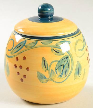 Berries En Provence Sugar Bowl & Lid by Whole Home