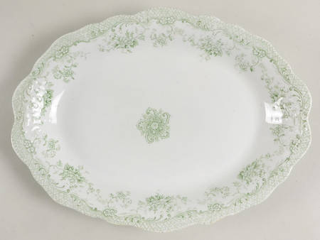 Lyndon (No Trim) 10" Oval Serving Platter by JH Weatherby