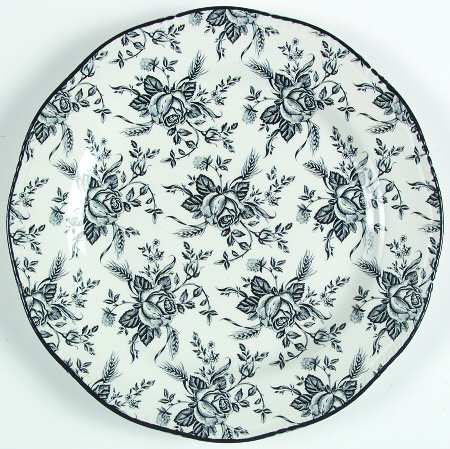 Colonial Rose Black and White by Wood &amp; Sons