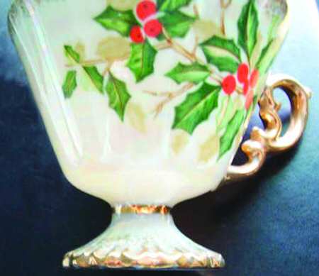 Flower of the Month Footed Cup