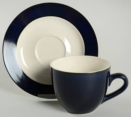 Colormate Flat Cup & Saucer Set