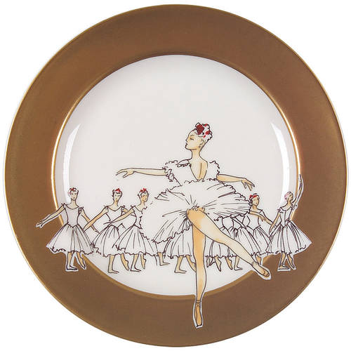Golden Days of Christmas Salad/Dessert Plate