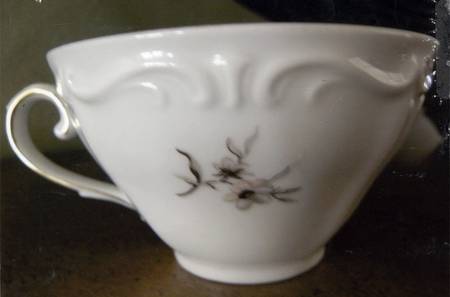 Dawn Rose (Gold Trim) Footed Cup