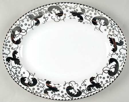 Lily of the Valley 13" Oval Serving Platter