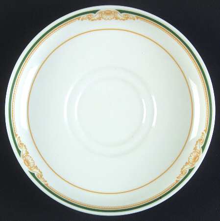 Cavendish Green (Hotel Restaurant Ware) Saucer by Wedgwood