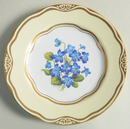 Flowers of the First Lady Collection Salad/Dessert Plate